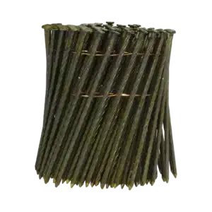 Draadverbonden rolnagels gegalvaniseerd schroef 3.1 x 90 mm