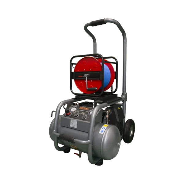 Fluistercompressor 25 liter olievrij 200 ltr/min RF-COMP25-200