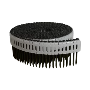 Plastic verbonden rolnagels 0º zwart thermisch verzinkt 2.5 x 50 mm ±5.8 mm bolkop gevlakt