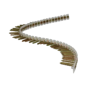 Schroeven op band platkop geel verzinkt 4.0 x 35 mm PZ2