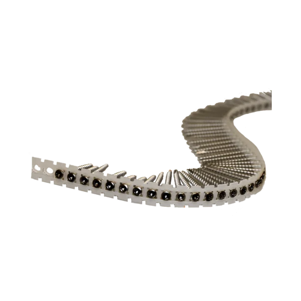 Gevelschroeven op band RVS gehard zwart 4.0 x 50 mm bollenskop TX20