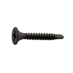 Gipsplaatschroeven zwart gefosfateerd PH2 met boorpunt 3.6 x 25 mm