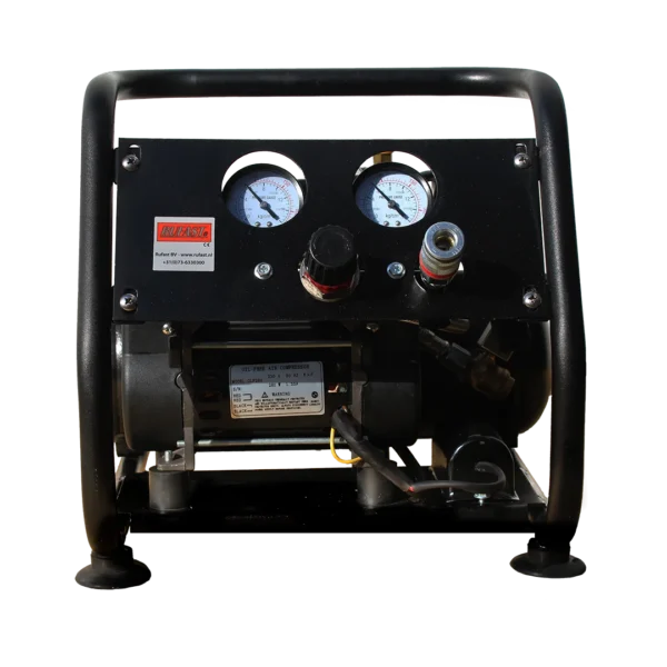 RFEM-COMP4-50 fluistercompressor olievrij stille luchtcompressor 4 liter 8 bar