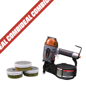 Combideal RVS 0° rolnagels 50 mm met gratis RF-CNP65IN coilnailer
