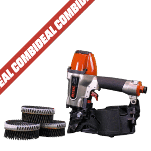 Combideal RVS zwarte rolnagels 50 mm met gratis RFK-CN565-2 coilnailer
