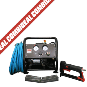 Combideal 80-serie nietapparaat met RVS nieten en compressor
